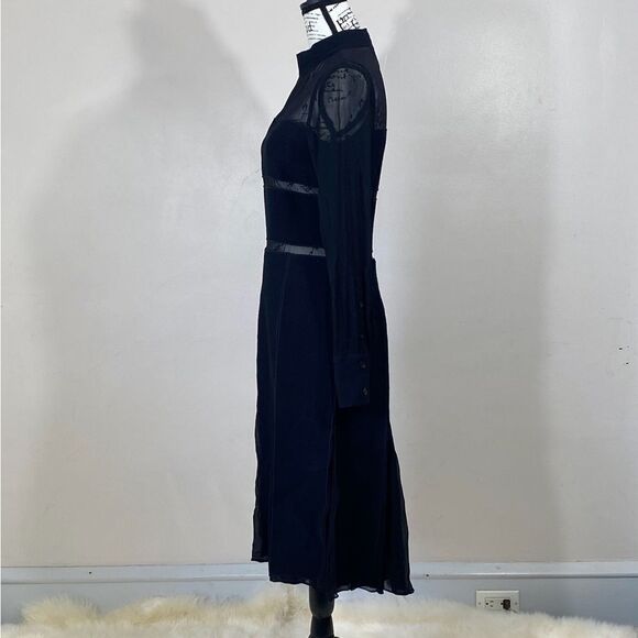 Proenza Schouler Textured Viscose Chiffon Dress size 8 - Picture 8 of 14